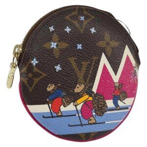 LOUIS VUITTON Holiday Exclusive Porte Monnaie Round Coin